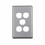 4Cabling 040.0.0106 wall plate/switch cover Silver