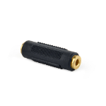 Gembird A-3.5FF-01 tussenstuk voor kabels 3.5 mm 3,5 mm Zwart
