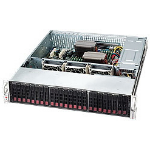 Supermicro CSE-216E26-R1200LPB server barebone Multiple Rack (2U) Black, Multicolour