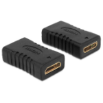 DeLOCK 65506 tussenstuk voor kabels mini HDMI C Zwart