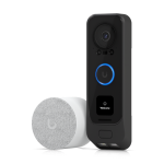 Ubiquiti | UVC-G4-DoorBell Pro PoE Kit | UniFi Protect, 2MP Camera, Secondary 2MP Package Camera, IR Up To 6m, Includes PoE Chime, Doorbell is PoE | Black