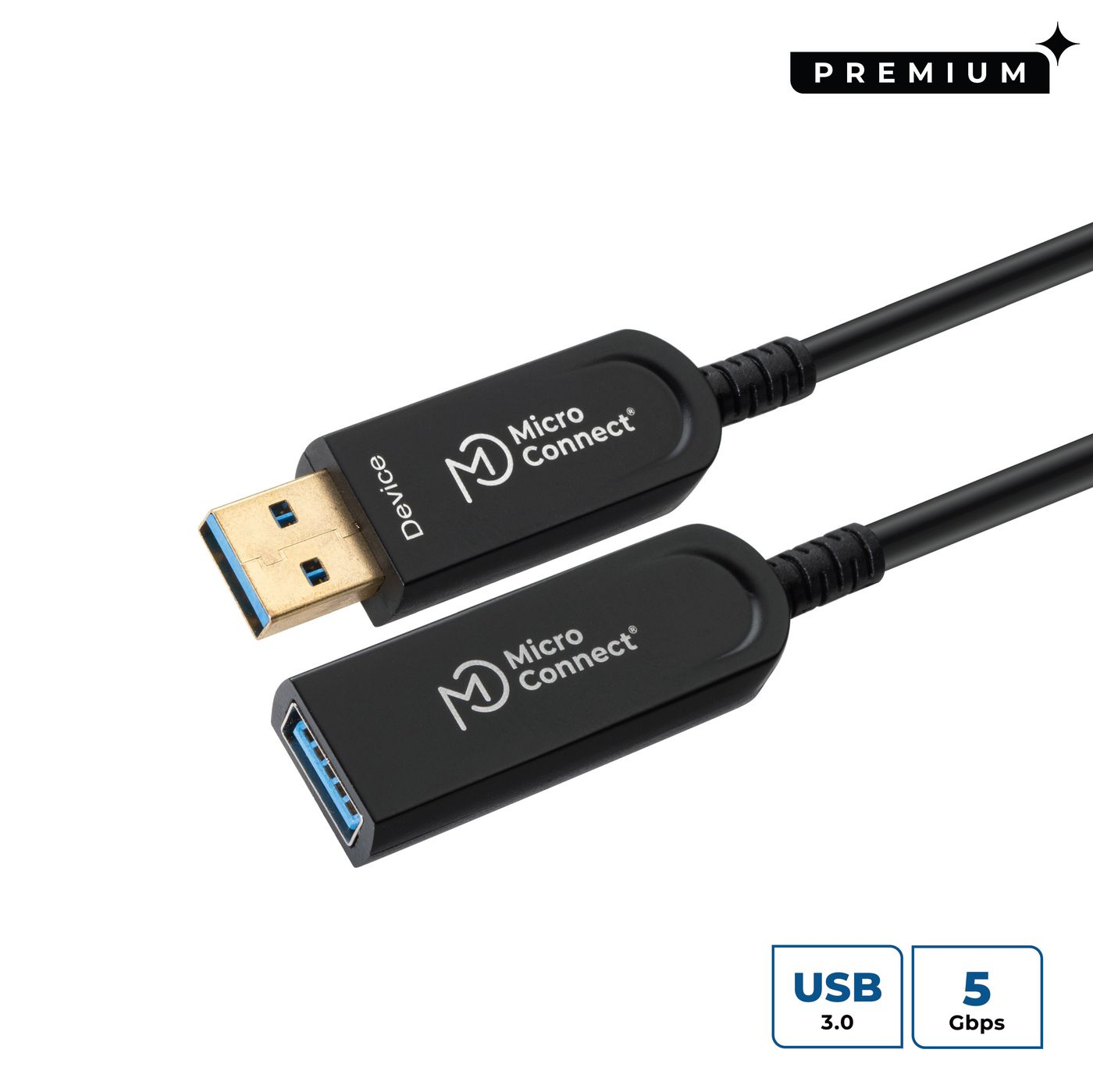 Microconnect USB3.0AAF20AOP USB cable USB 3.2 Gen 1 (3.1 Gen 1) 20 m U
