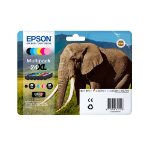 Epson Elephant 24 Olifant Claria Photo HD multipack zeskleureninkt