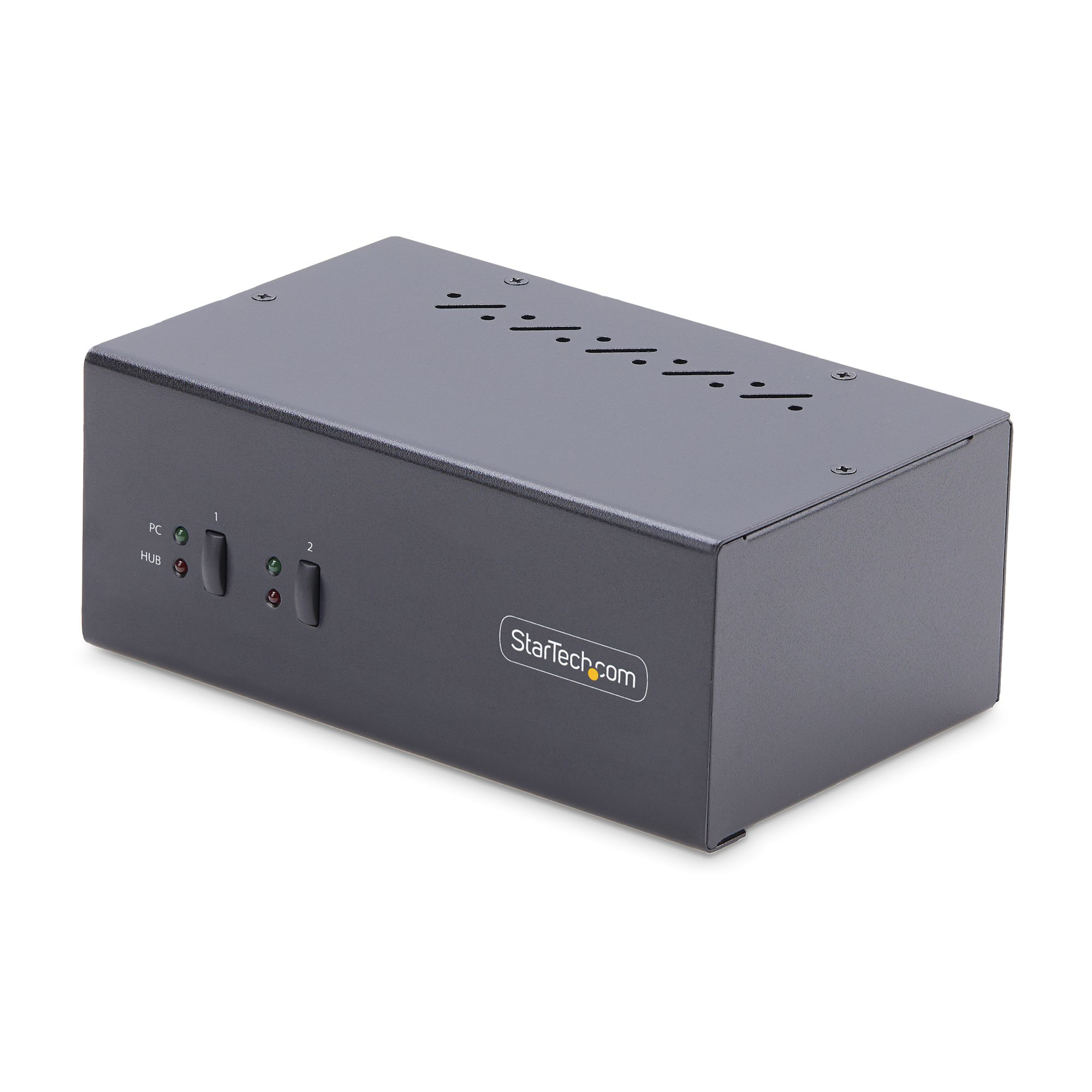 Image of StarTech.com 2-Port Dual-Monitor DisplayPort KVM Switch, 4K 60Hz,...