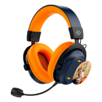 Blade DB2001 hoofdtelefoon/headset Bedraad en draadloos Hoofdband Gamen USB Type-C Bluetooth Zwart, Grijs, Oranje