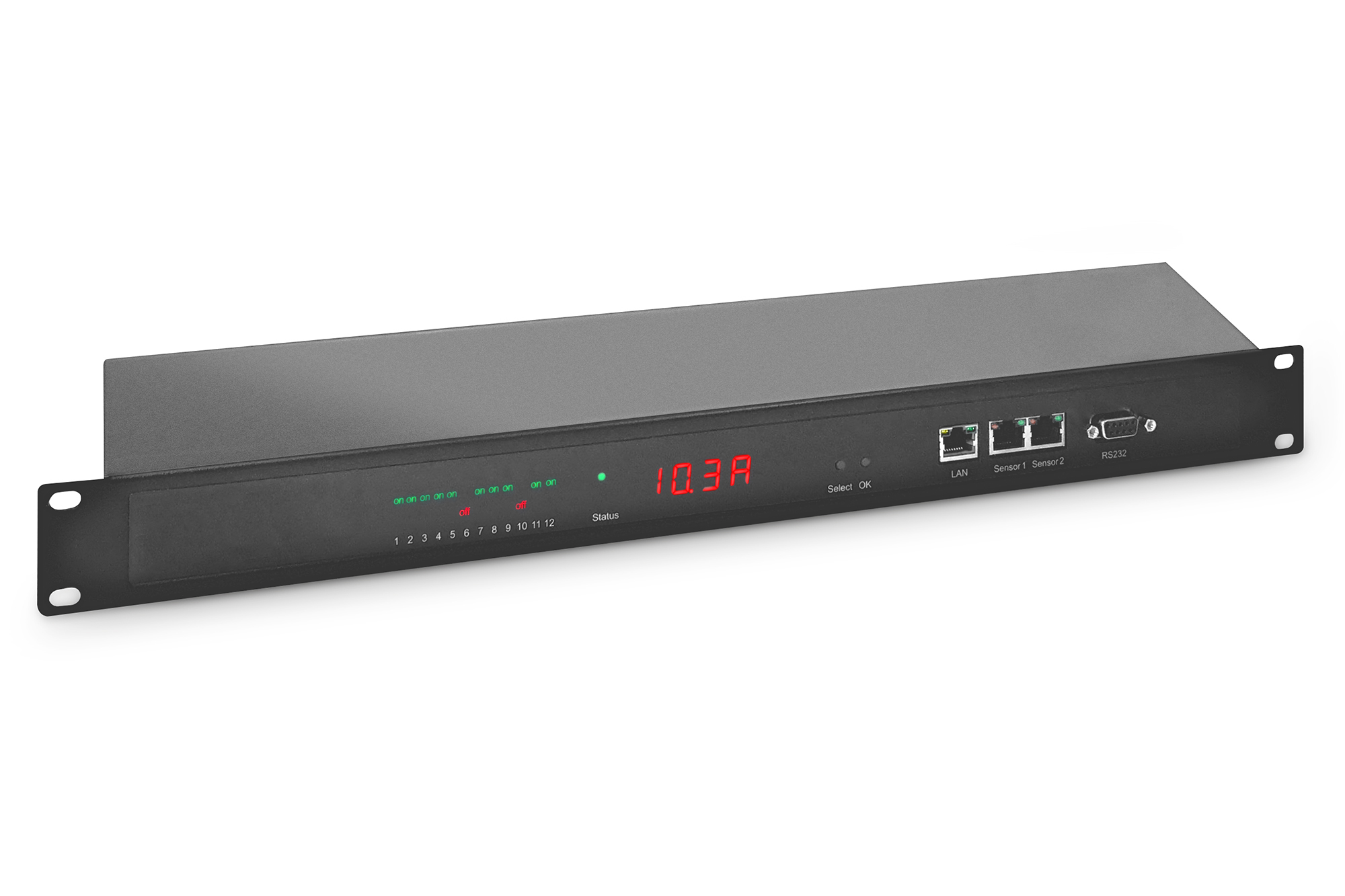 Image of Digitus Switched PDU, 16 A, 12 x IEC C13,