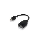 Lenovo 4X90L13971 DisplayPort cable Mini DisplayPort Black