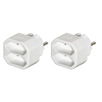 Hama 00223211 power extension 2 AC outlet(s) Indoor White