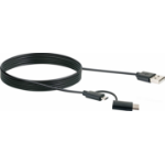 Schwaiger CK 3112 USB cable USB 2.0 1 m USB A Micro-USB B Black