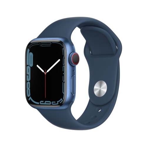 Apple Watch Series 7 OLED 41 mm 4G Blue GPS (satellite)