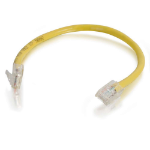 C2G 6" Cat6 networking cable Yellow 5.91" (0.15 m) U/UTP (UTP)