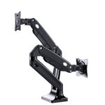 Gembird MA-DA2-03 monitor mount / stand 88.9 cm (35") Black Desk