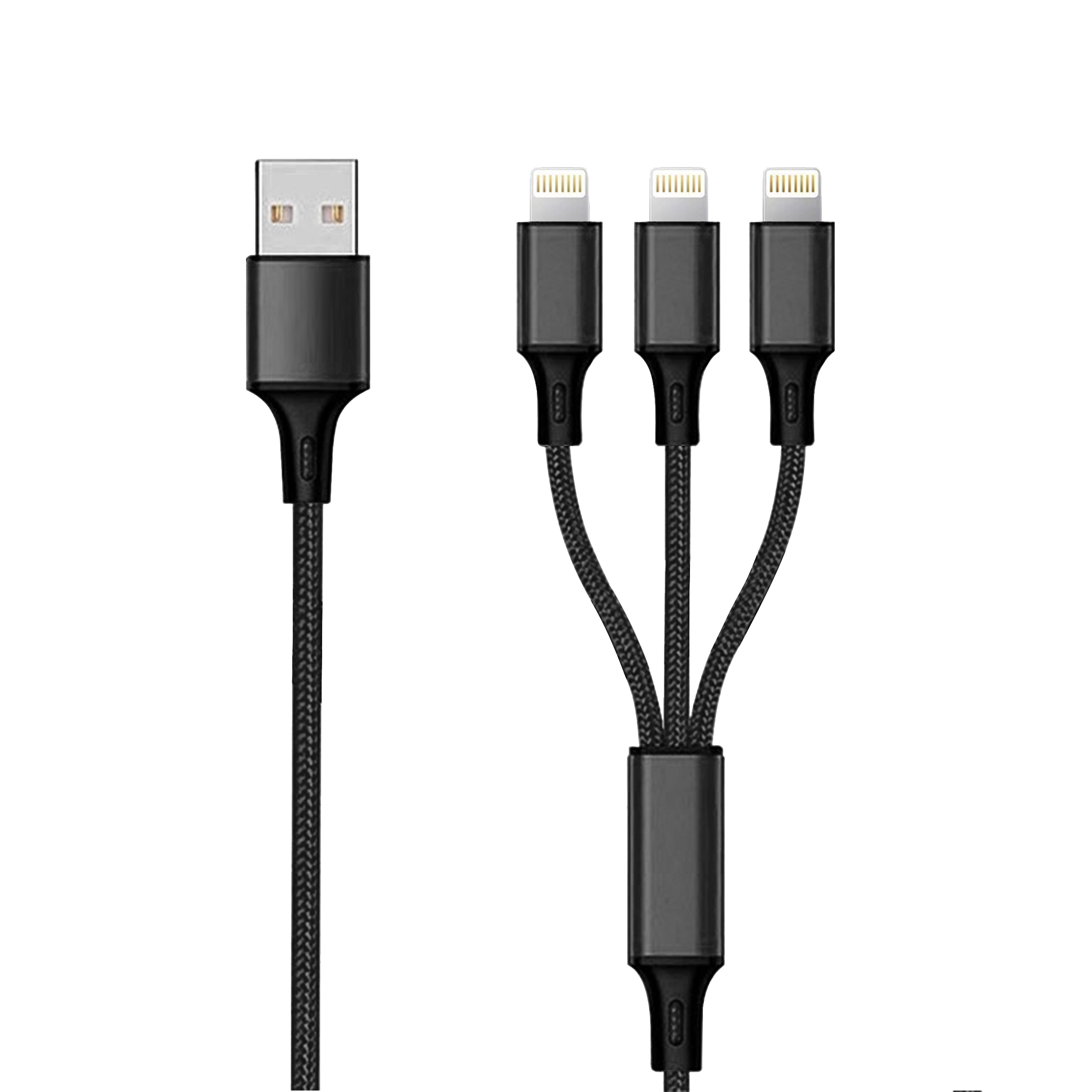 Image of 2GO 797155 lightning cable 1.5 m Black