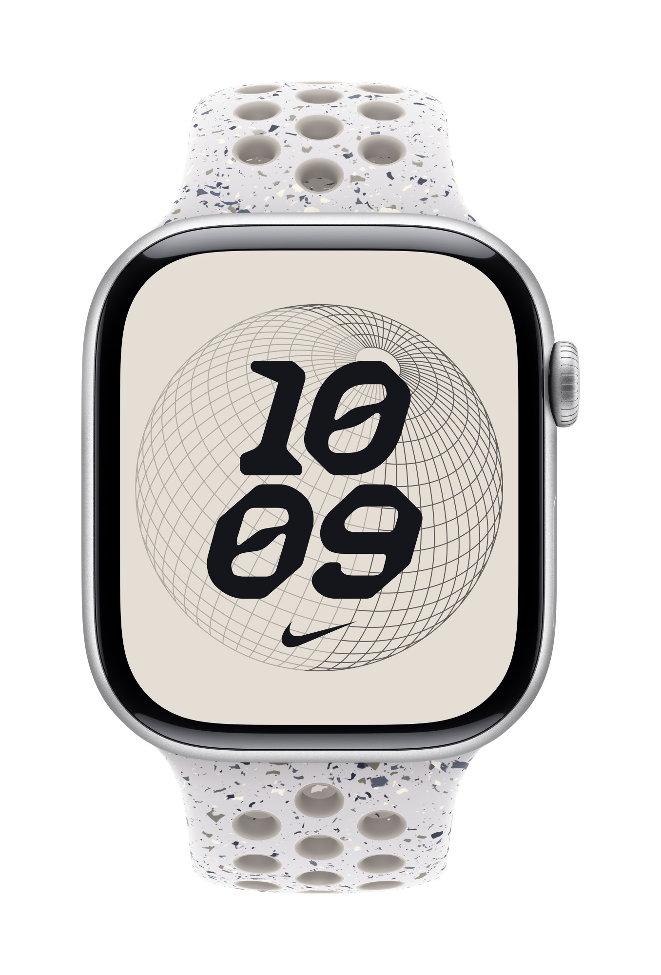 Apple Nike Sport Band Grey Aluminium. Fluoroelastomer