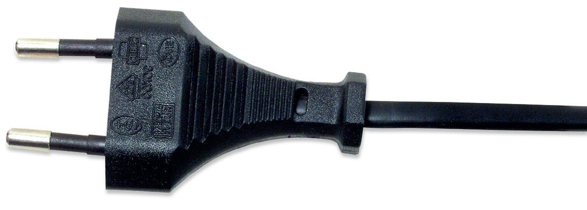 Image of Manhattan Power Cord/Cable, Euro 2-pin (CEE 7/16) plug to C7...