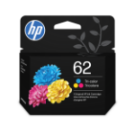 HP 62 Tri-color Original Ink Cartridge