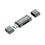 VN1 Vention USB3.0 Multi-function Card Reader Gray Metal Type