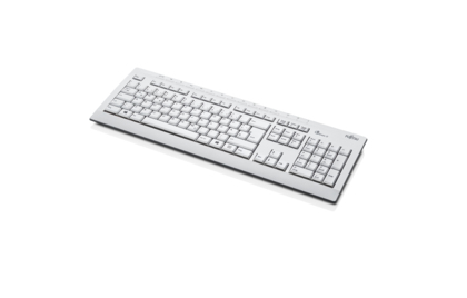 Image of Fujitsu KB521 ECO keyboard USB UK English Grey, Marble colour