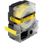 Epson Label Cartridge Pastel LC-7YBP9 Black/Yellow 36mm (9m)