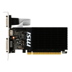 MSI GeForce GT 710 1GB DDR3 Silent Fanless Low Profile PCI-E Graphics Card