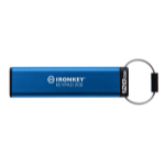 Kingston Technology IronKey Keypad 200 USB Flash Drive 128GB USB Type-A 3.2 Gen 1 (3.1 Gen 1) Blue