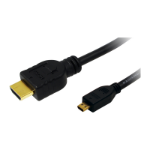 LogiLink CH0032 HDMI cable 2 m HDMI Type A (Standard) HDMI Type D (Micro) Black