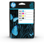 HP 6ZC70AE/963 Ink cartridge multi pack Bk,C,M,Y 47,8ml + 3x10,7ml Pack=4 for HP OJ Pro 9010/9020