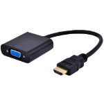 Axiom HDMIMVGAFA-AX video cable adapter 39.4" (1 m) HDMI VGA (D-Sub) Black