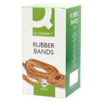 Q-CONNECT Rubber bands Natural – No. 38 (3.0x150mm) – Box 500g