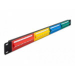 DeLOCK 19″ Patch Panel 24 port Cat.5e 1U coloured