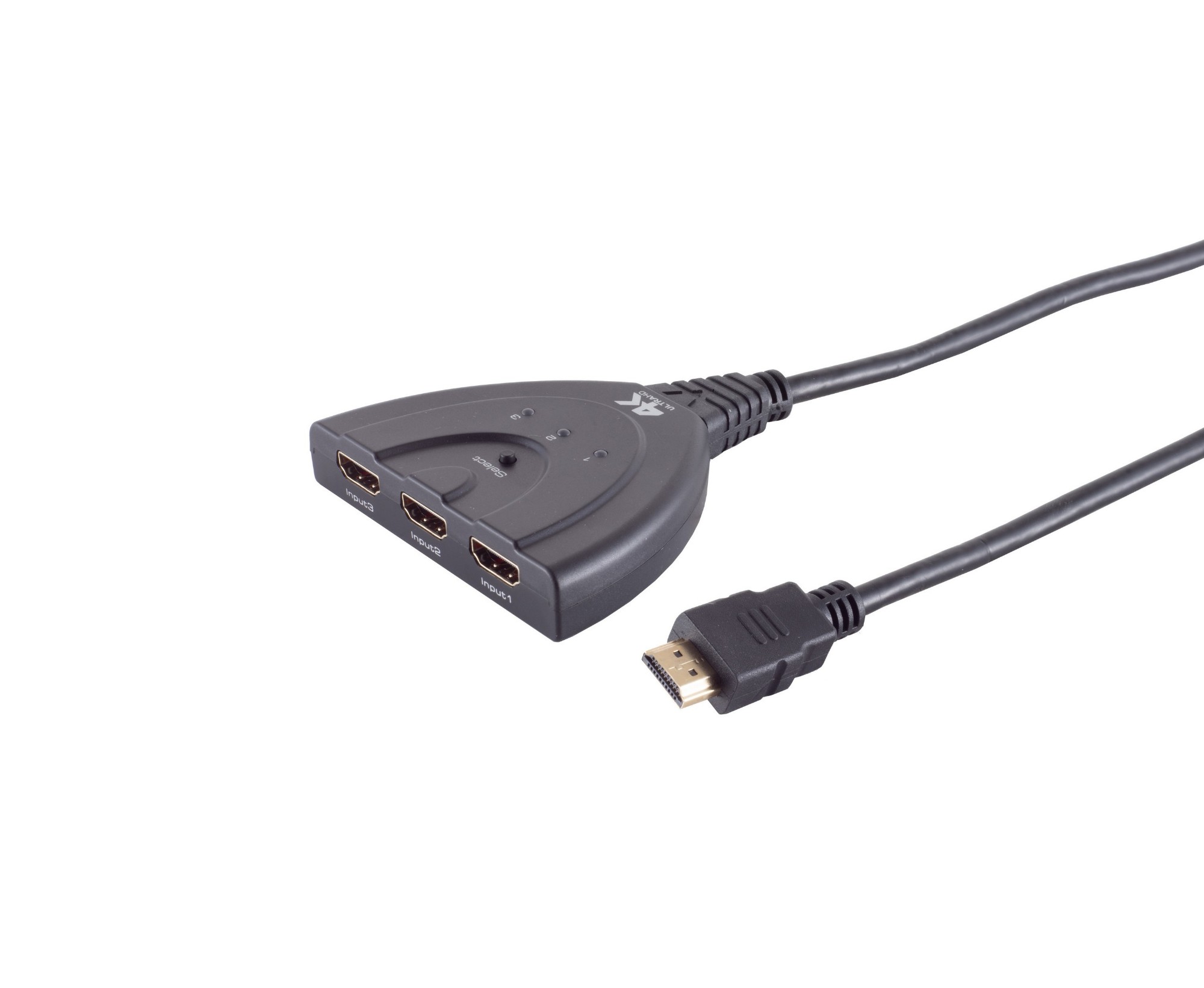 EU Product - PROFESSIONAL HDMI Umschalter 3x1 ABS 4K60Hz thumbnail