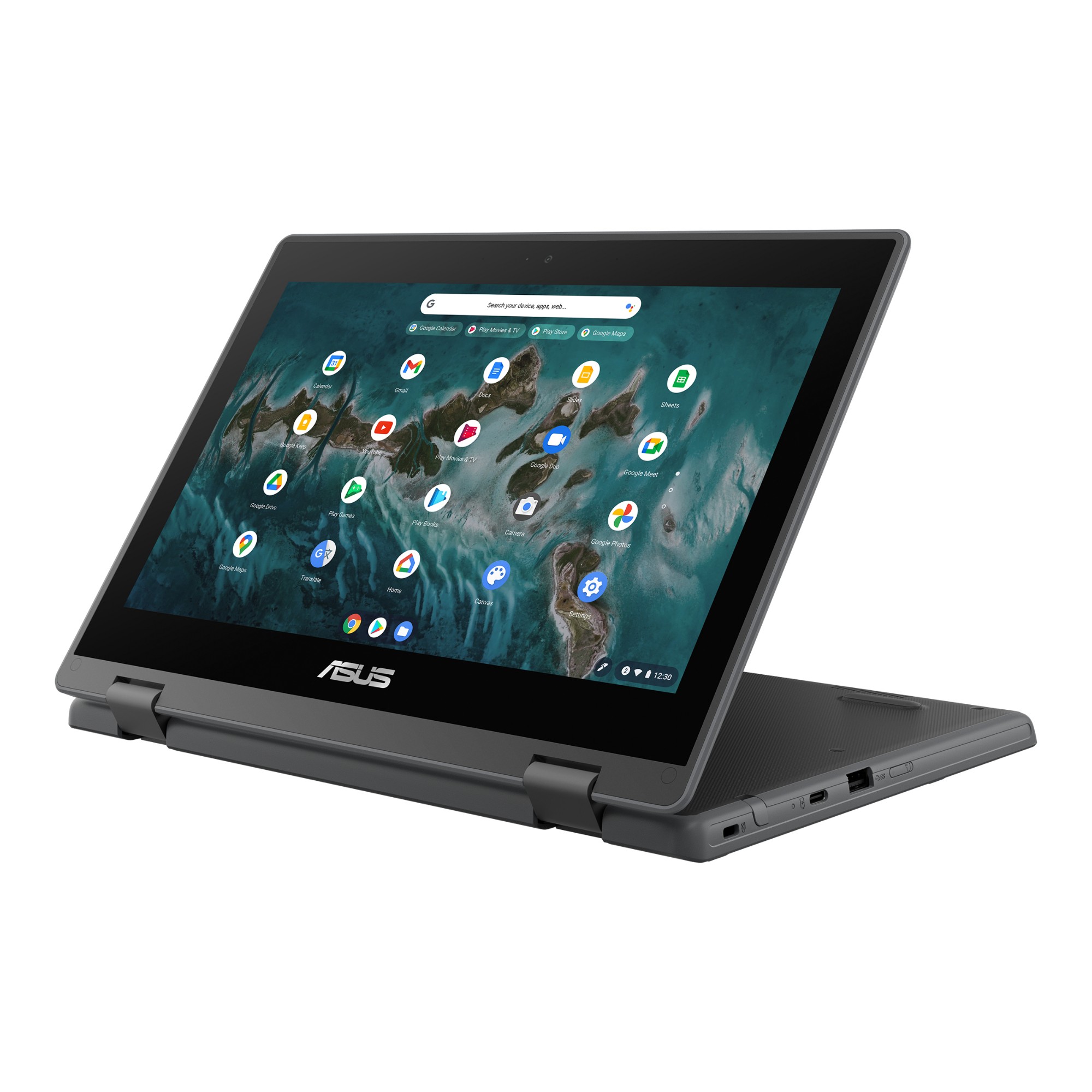 ASUS Chromebook Flip CR1 CR1100FKA-BP0166-3Y 29.5 cm (11.6") Touchscreen HD Intel® Celeron® N N4500 4 GB LPDDR4x-SDRAM 64 GB eMMC Wi-Fi 6 (802.11ax) ChromeOS Grey