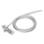 Manhattan 440448 cable antirrobo Plata 2 m