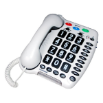 Geemarc Telecom AmpliPOWER 50 Analog/DECT telephone Caller ID White