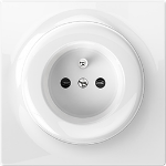 Fibaro Walli N socket-outlet Type E White