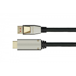 Alcasa GC-M0220 video cable adapter 10 m DisplayPort HDMI Black