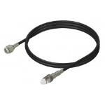 Panorama Antennas 6m, male-male coaxial cable RG174 Black
