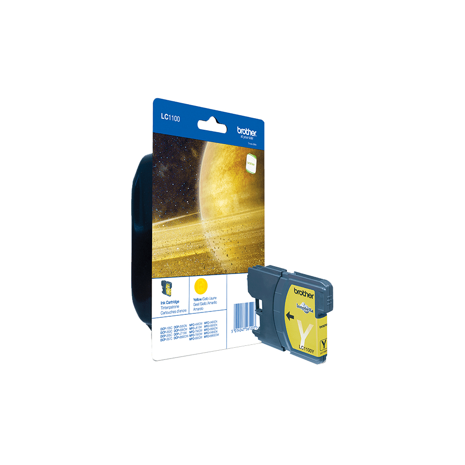 Brother LC1100Y Inkjet Cartridge Yellow LC1100Y