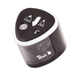 Peach PO102-BK pencil sharpener Electric pencil sharpener Black, White