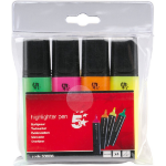 5Star 500836 marker 4 pc(s) Green, Orange, Purple, Yellow Chisel tip