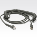 Zebra CBA-U12-C09ZAR cable interface/gender adapter USB Type A Grey