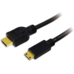 LogiLink CH0021 HDMI cable 1 m HDMI Type A (Standard) HDMI Type C (Mini) Black