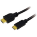 LogiLink CH0021 HDMI cable 1 m HDMI Type A (Standard) HDMI Type C (Mini) Black