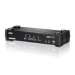ATEN 4-Port USB DVI Dual Link KVM Switch with Audio & USB 2.0 Hub (KVM cables included)