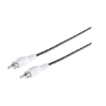 Microconnect AUDC05G audio cable 5 m RCA Black