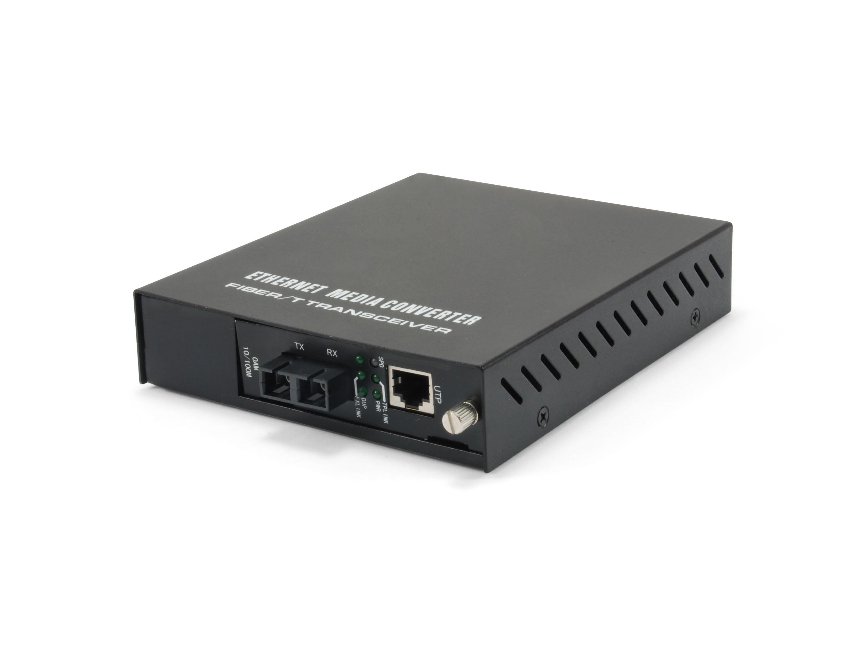 Image of LevelOne RJ45 to SC Managed Fast Ethernet Media Converter,...