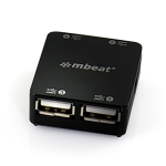 mBeat ® 4 Port USB 2.0 Hub - USB 2.0 Plug and Play/ High Speed Interface/ Ideal for Notbook/PC/MAC users