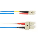 Black Box 1m SC-LC fibre optic cable OM1 Blue, Multicolour