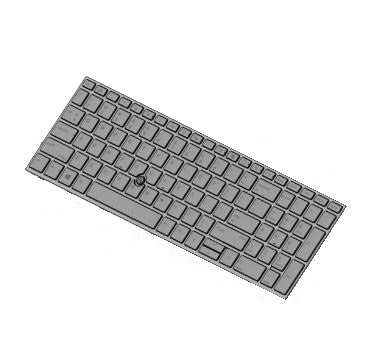 HP L28407-B31 notebook spare part Keyboard