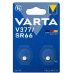 Varta EU Product - Silver Coin button cell battery V377 / SR66  2-pack